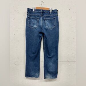 Work King Straight Leg Jeans, Fits 34X29, Nice Fade